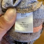 Current Air  Coastal Linen Striped Granola Beach Vacation Preppy Shorts S Photo 2