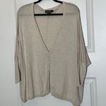 Diesel Black Gold Cream Linen Blend Cardigan Large Photo 0