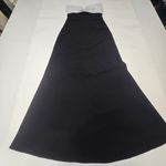 Lovers + Friends Anais Strapless Gown in Black & White Small Photo 2
