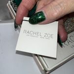 Rachel Zoe 2 Piece Coin Purse & Charm Set Beaded Star Champagne Bottle Green Photo 8