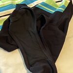 Vintage 70s Cole of California Bathing Suit Black Striped Mod MCM Movie Prop Size 6 Photo 5