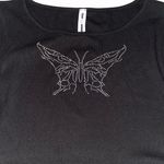 Butterfly Top Black Photo 1