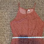 Old Navy  LARGE NWT ROMPER SLEEVELESS RAYON POKA DOT RUST FLIRTY EASY WEAR LIGHT Photo 9