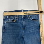 Rag and Bone Jeans Womens 26 Palmer Blue Denim Cate Mid Rise Ankle Skinny Raw Hem Photo 6