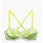 Savage X Fenty Perfect Poppies Lace Bralette Large Green Blue Romantic Delicate Photo 1