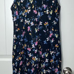 Philosophy NWOT‎  women’s black multicolor floral sleeveless stretch knee dress S Photo 0