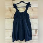 Abercrombie & Fitch Abercrombie Mini Black Ruffle Dress Photo 1