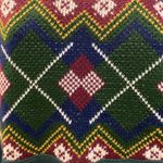 Vintage 90s Green Argyle Crewneck Preppy Long Sleeve Pullover Sweatshirt 2x Photo 4