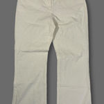EXPRESS VTG Y2K Editor Pants White Tapestry Textured Bootcut Women's 4 Photo 0