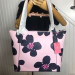 Kate Spade Pink Hibiscus Shoulder Bag Tote Full Zip Wallet Card Holder NWT Photo 10