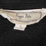 Hippie Rose  Fleece‎ Half Zip Top/Sweater With Elastic Waist Zip Up Size L Y2K Photo 5