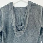 Forever 21  Heather Grey Hooded Long-Sleeve Swim Cover-Up Dress | Size: L Photo 6