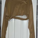 Boutique Reversible Cropped Suede Hoodie Photo 1