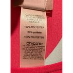 Chico's  Women Poncho Top Size L/XL Kimono Navy Blue Pink Black Asymmetrical Hem Photo 4