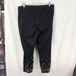 Isaac Mizrahi  LIVE! Size 14P Pants Black Pearl Beaded Dress Pants Trousers‎ 1026 Photo 2