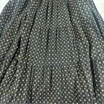 Banjo • Western Tiered Skirt Aztec Cowgirl Vtg Burnt Orange Black Southwest Lg Photo 1