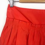 Marc by Marc Jacobs Marc Jacobs Saatchi Taffeta Pleated Ruffle Neon Orange Shorts 0 Photo 2