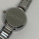 DKNY women rose gold silver tone quartz analog watch 28mm case 3ATMWR running Photo 6