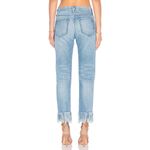 3x1 Revolve Jeans Womens 26 Stella Blue Button Fly Straight Crop Fringe Modern Photo 3