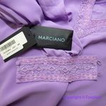 Marciano New!  by Guess Soft Lavender‎ Split Sleeve Chiffon mini Dress/ top, S Photo 12
