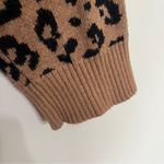 BCX Women’s Juniors  Leopard‎ Print Sweater Size Large Cotton / Rayon Blend Photo 2