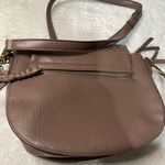 Antik Kraft  Brown Vegan Leather Gold Crossbody Bag Photo 7