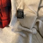 POL Shacket/shirt. Light Heathered Gray with Buffalo plaid accents. Size… Photo 9