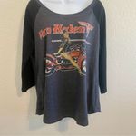 Torrid Live Nation Gray and Black Raglan Tee Van Halen Size 0X Photo 2