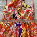 J.Crew Silk Maxi Sarong Dress in Painted Paisley Orange Size 0 Photo 13