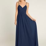Azazie Navy Bridesmaids Dress Photo 2