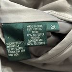 Ralph Lauren Lauren  Women’s Size 2X Gray Tan Beige Quilted Down Reversible Vest Photo 6