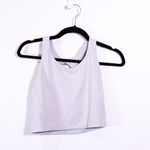 Athleta Women's Racerback Athletic Work Out Cropped Tank Top Light Blue Small Photo 0