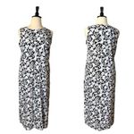 Lands' End Lands’ End Maxi Dress T-shirt Sleeveless Cotton Floral Women’s LP- 14/16 Petite Photo 10