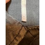 Free People Distressed Embellished Millitary Shirt Jacket Gunmetal Size Medium Photo 4