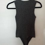 American Eagle Ribbed Sweater Gray Body Suit Photo 2