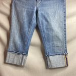 7 For All Mankind cuffed capri blue Jeans size 28 Photo 6