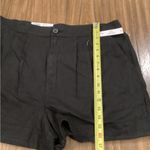 Joie Black linen pleated shorts nwt size large new XL Photo 6