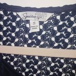 Speechless  Navy Crochet Lace Top Photo 6