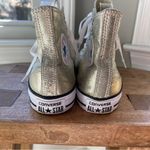 Converse Chuck Taylor Hi Top Sneakers Shoes All Star Shiny Gold Size 8.5 Photo 4