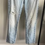 frame denim ✨SALE Frame Le Slouch Straight Leg Distressed Bluejay Rips Denim Jeans Size 27 Photo 5