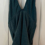 Jones New York  Teal Shimmer One Piece Halter SwimsuitSize‎ Large Photo 0