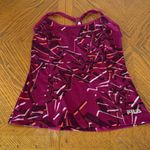 FILA Magenta and Orange Graphic Tank Top Photo 0