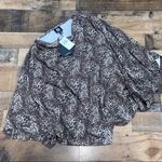 Bobeau  leopard‎ poncho large NWT  NEW Photo 4