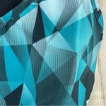 Bcg  Women's Teal Geometric Sports Bra Photo 1