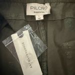 Anthropologie Pilcro Ditsy Embroidered Cargo Pants Basil Green Size L NEW Photo 8