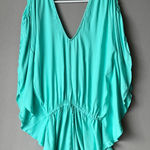 Seafolly sz S green oversized boho romper NWT Photo 0