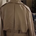 ALLSAINTS  WYATT CLASSIC BEIGE COTTON TRENCH COAT SIZE 2 Photo 4