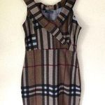 Plaid Check Flannel Dress Brown M Size M Photo 0