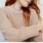 Old Navy  Beige Taupe Natural Loose Textured Tunic Knit Sweater XS Photo 9