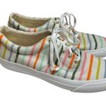 Keds Anthro  x Rifle Paper Co. Anchor Happy Stripe Cream Multi Stripe Sneaker 6.5 Photo 7